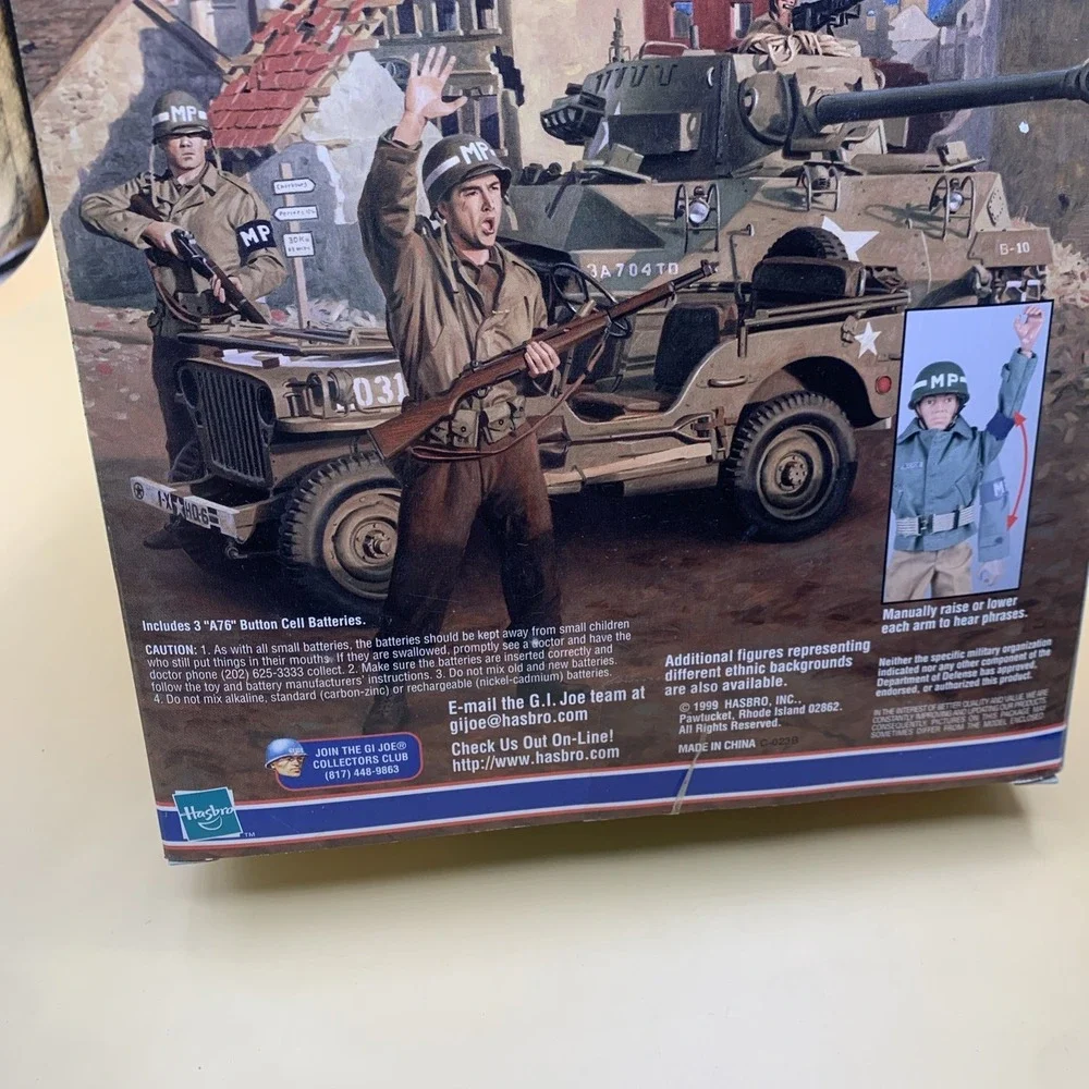 Boxed G.I. Joe WWII ETO Military Policeman Action Figure 12